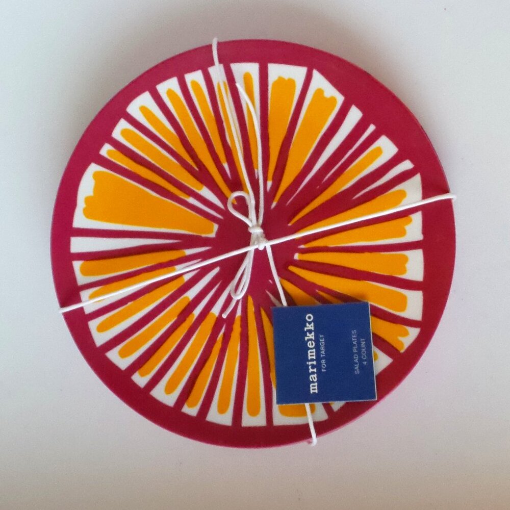Marimekko salad plates